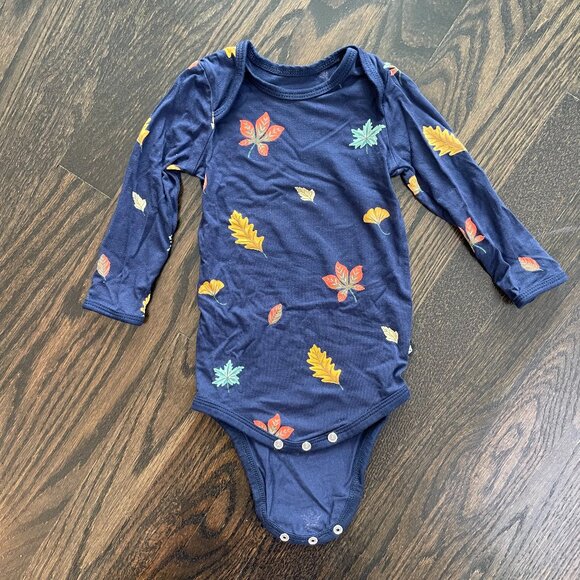 Kytebaby Bamboo Long Sleeve Bodysuit - foliage - Onesie 6-12mo - Picture 2 of 5